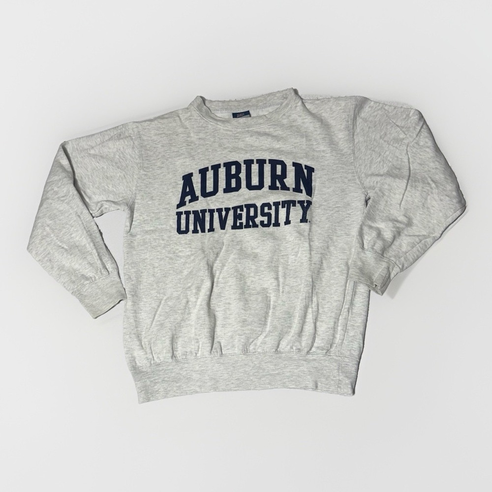 VTG Auburn University MV Sport Crewneck Sweatshirt Gray Men's Small